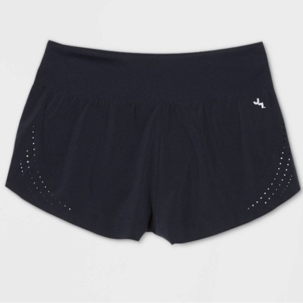 JoyLab High Waisted Laser Cut
Shorts Navy Blue Size S